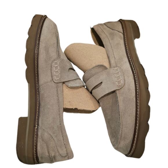 Anne Klein Everly Akelia Penny Loafer in Taupe New in Box Size 8 - Picture 3 of 5